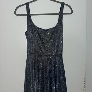 Silver Sparkly Prom Dress